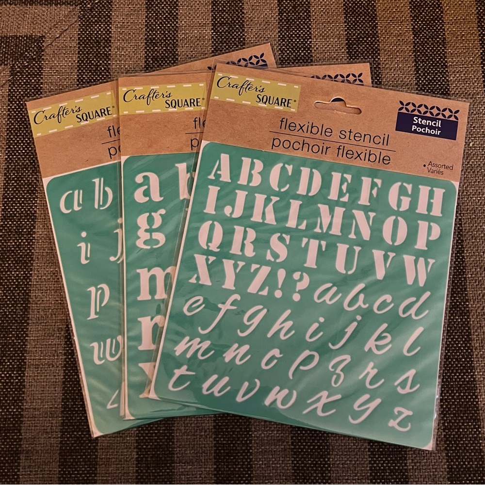 Crafter's Square Flexible Stencil Set